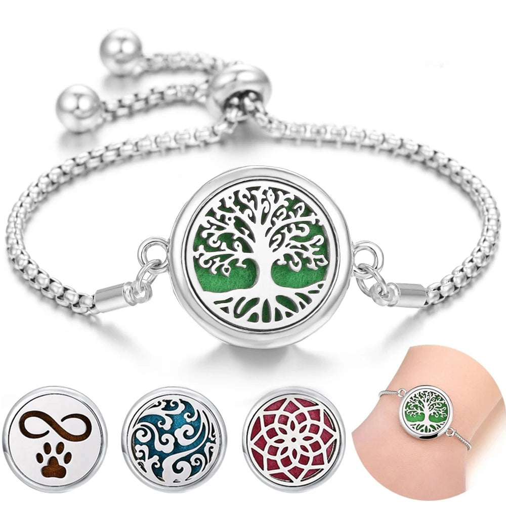 Bracelet Stainless Steel Perfume Locket